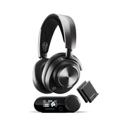 SteelSeries Arctis Nova Pro Wireless Multi-System Gaming Headset - Premium Hi-Fi Drivers - Active Noise Cancellation - Infinity Power System - Stealth Retractable Mic - PC, PS5/PS4, Switch, Mobile