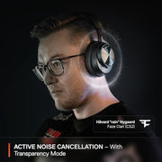 SteelSeries Arctis Nova Pro Wireless Multi-System Gaming Headset - Premium Hi-Fi Drivers - Active Noise Cancellation - Infinity Power System - Stealth Retractable Mic - PC, PS5/PS4, Switch, Mobile